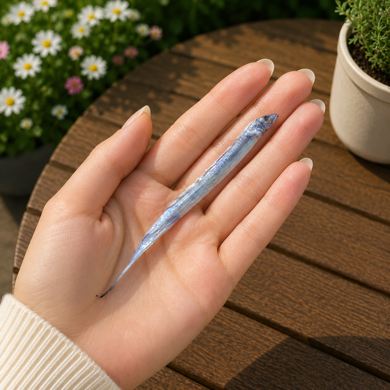 1:6 Scale Miniature Anchovy Sardine Fish Set – Dollhouse Realistic Silver Fish Seafood, Handmade Polymer Clay Kitchen Food for Blythe BJD Diorama