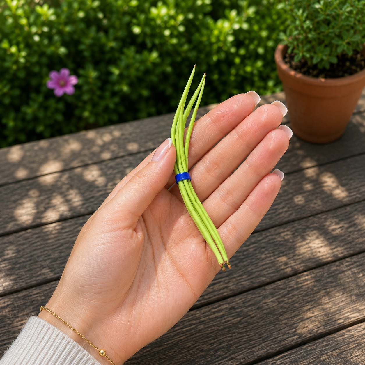 1:6 Scale Miniature Green Bean Sprout Bunch Set – Dollhouse Realistic Mung Bean Sprouts Bundle, Handmade Polymer Clay Asian Market Vegetable for Blythe BJD Diorama