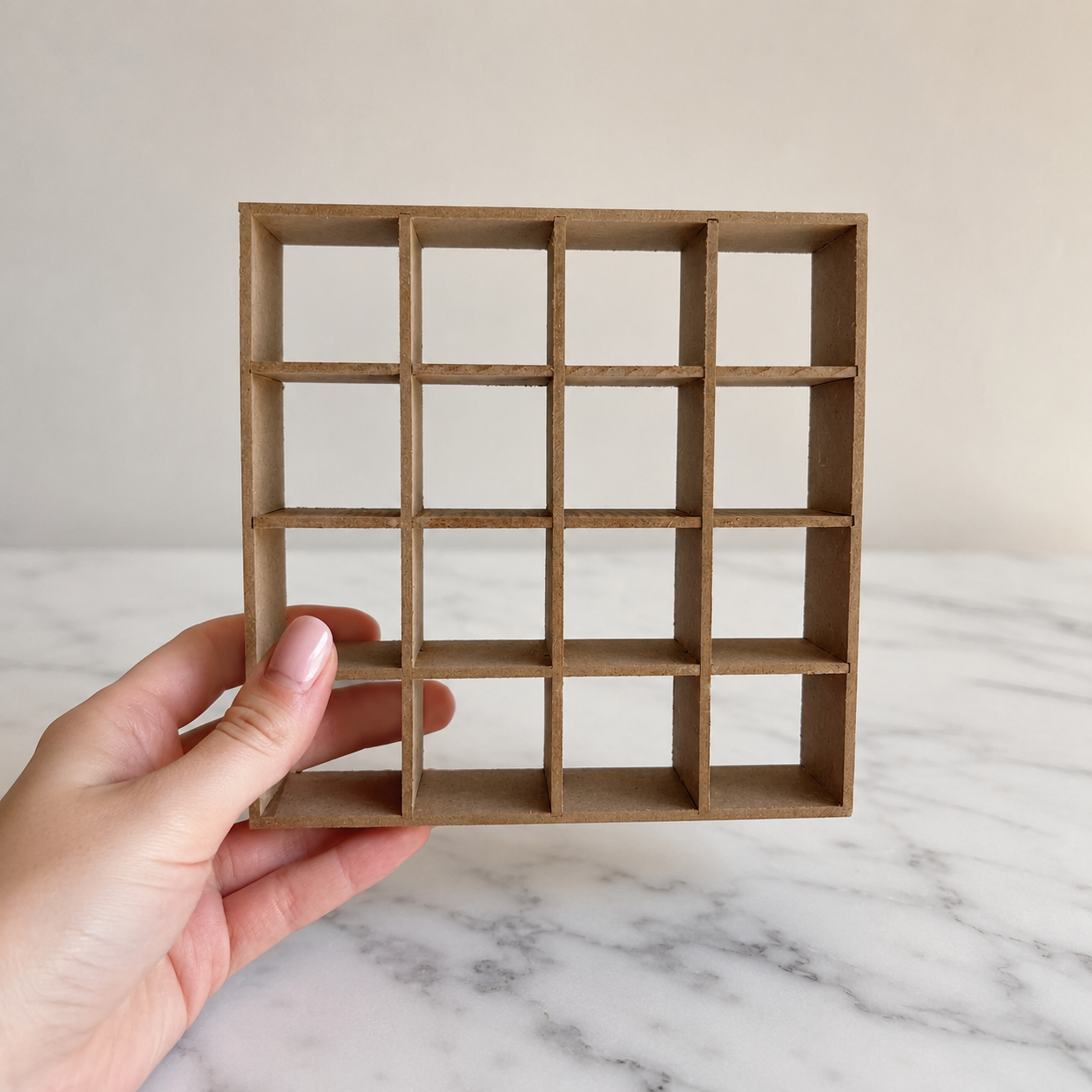 FDMINI Mini DIY Unfinished Wood Furniture – Paintable Miniature Bookshelf & Display Cabinet for 1:12 Scale Dollhouse, OB11 & BJD Scenes