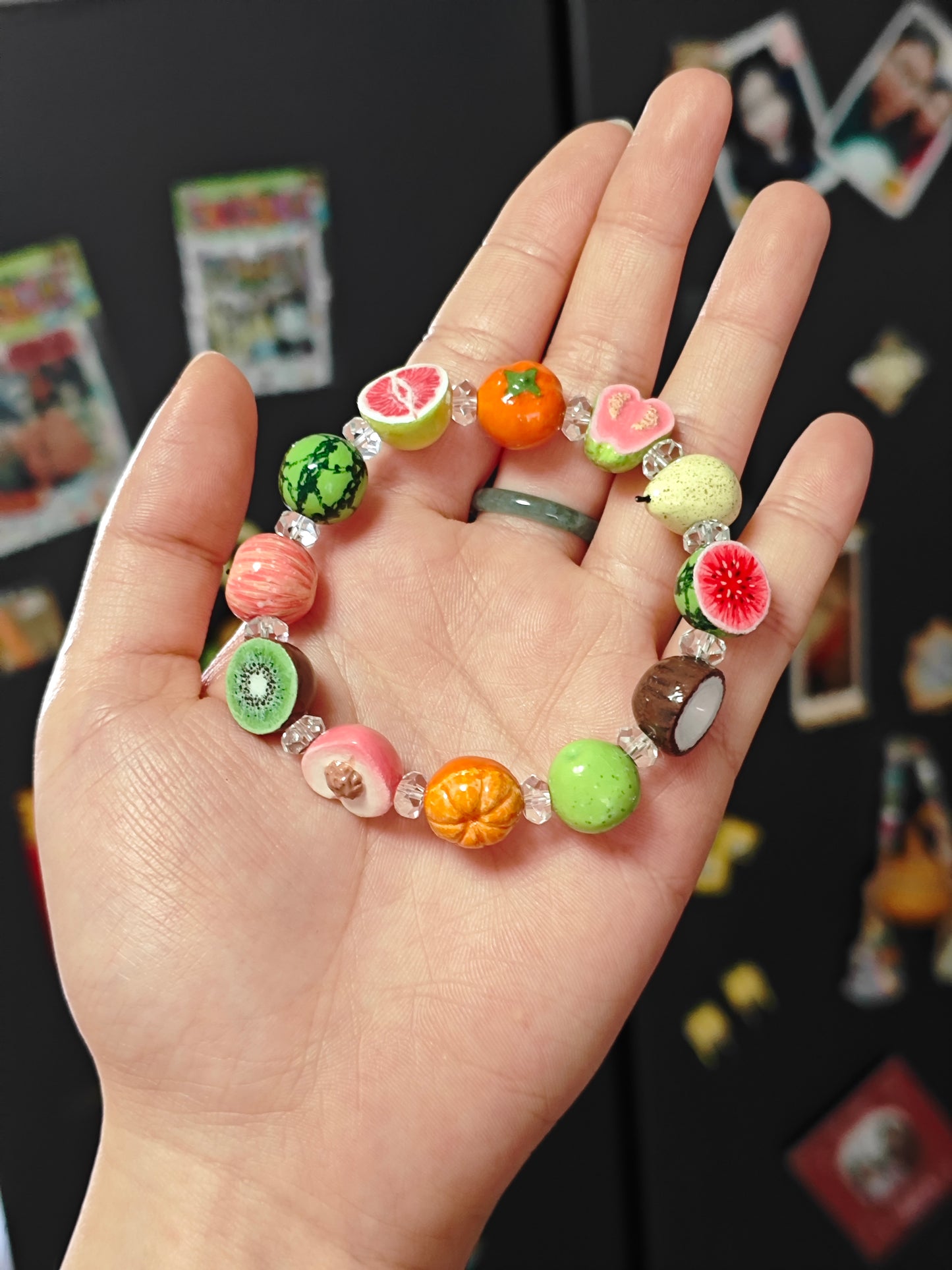artisan summer fruit jewelry bracelet fdmini