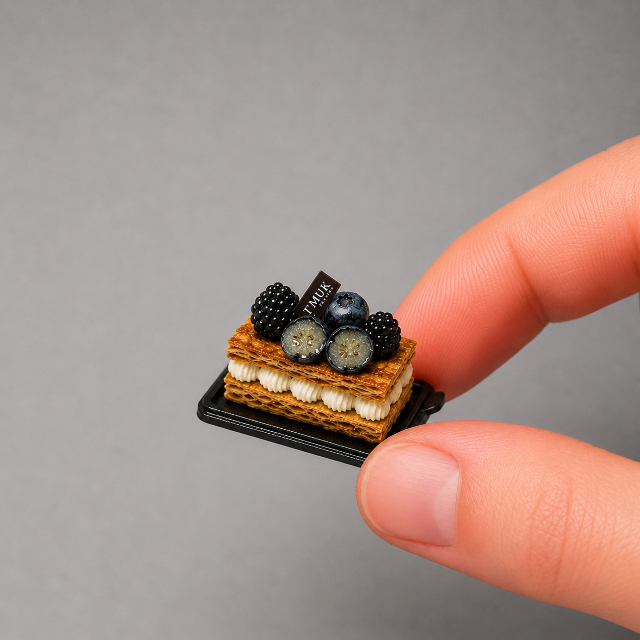 1:6 Scale Miniature Mille-Feuille Collection – 10 Styles Dollhouse French Pastry, Handmade Polymer Clay Bakery Food for Blythe BJD Diorama