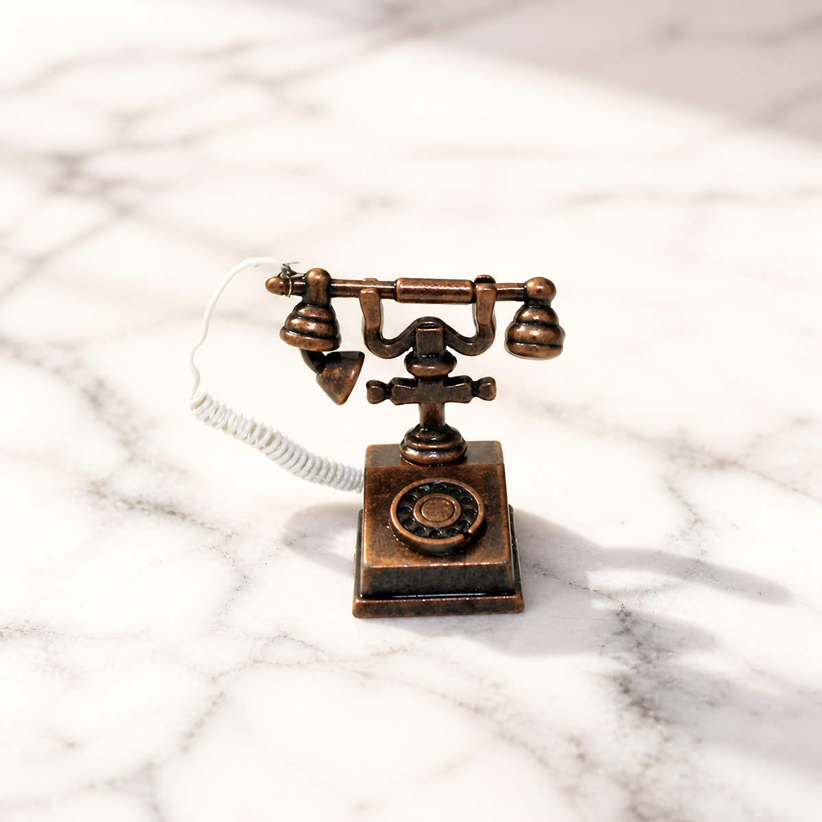handmade miniature vintage telephone 1:12 scale dollhouse fdmini view 6