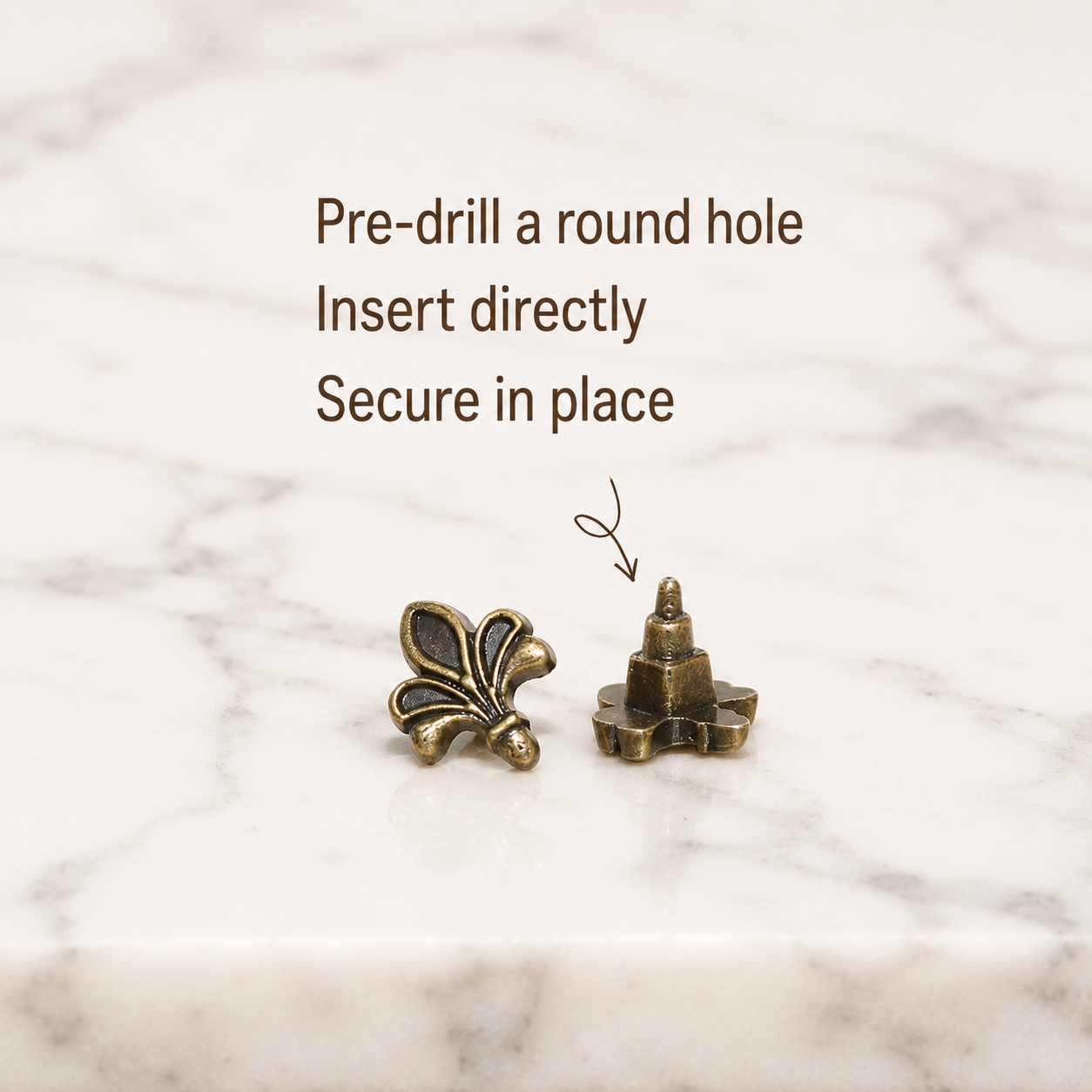 FDMINI Mini Cabinet Knob Set – 7 Styles Miniature Dollhouse Drawer Handles for 1:6 & 1:12 Furniture DIY (Black / Gold / Bronze / Copper, or Full 28-pc Set)