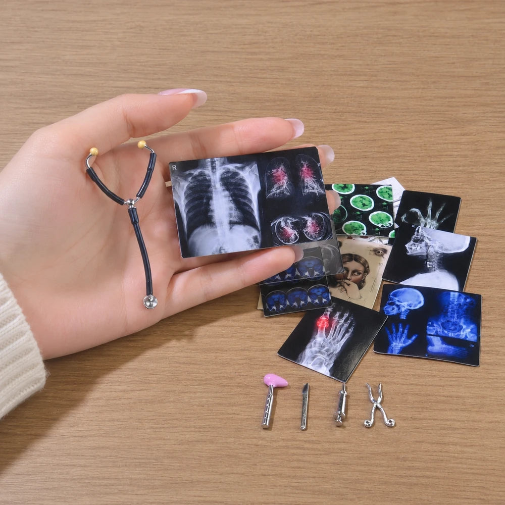 Medical Posters & Instruments Set — 62pcs